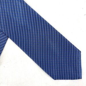 Calvin Klein Men Blue Silk Stripe Necktie 61 x 3.5
